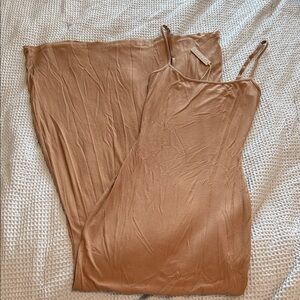 NWT SKIMS long slip dress
